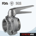 Stainless Steel Sanitary Male/Union End Butterfly Valve (JN-BV2008)